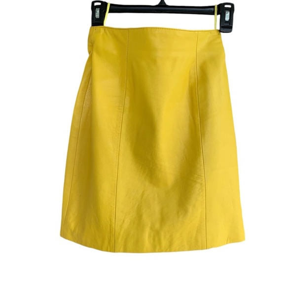 Vintage Tannery West Leather Pencil Skirt - Picture 1 of 10